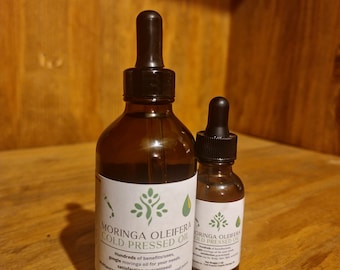 Cold-Pressed Moringa Oil